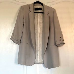 Zara light grey blazer